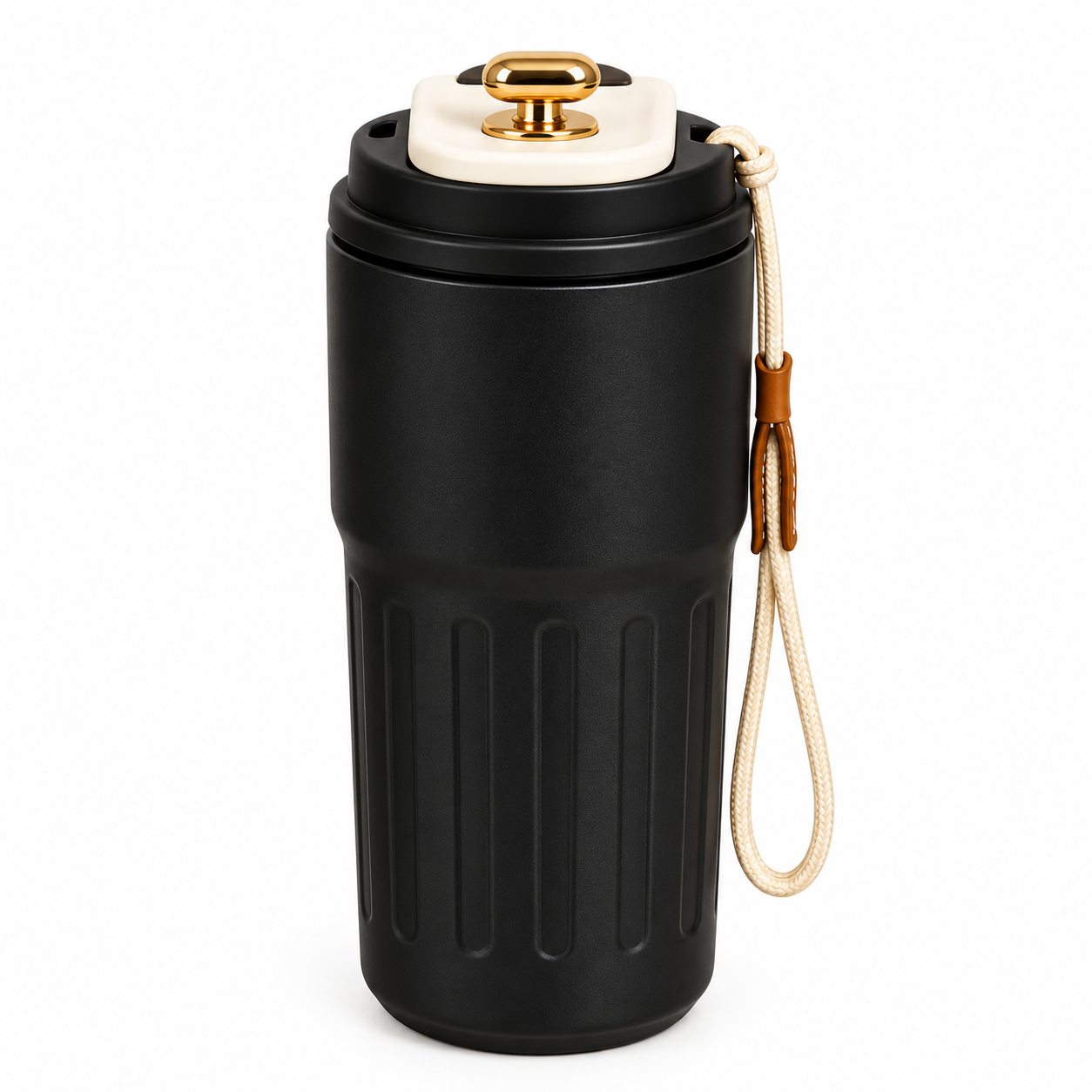 ThermoSip™ Smart Temperature Mug – 500ml Leakproof Travel Cup